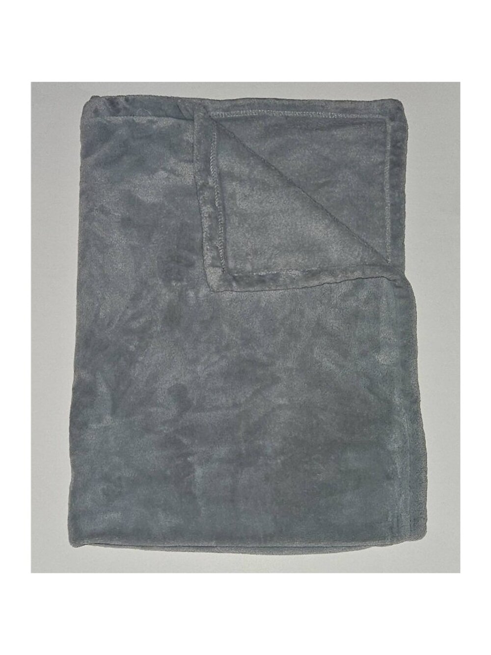 Cloud Island Solid Gray Soft Fleece Baby Blanket 30x40